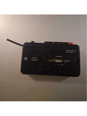 GE Handheld Cassette Voice Recorder Portable Cassette Tape Recorder